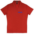 Ladies Red Performance Polo Shirt